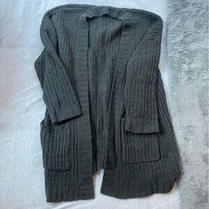 American Eagle Outfitters Charcoal Knit Sweater